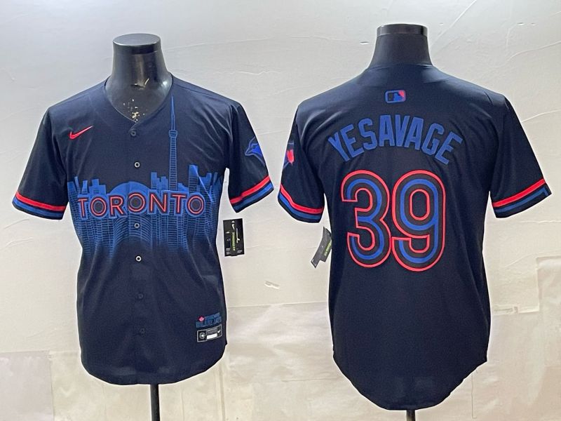 Men 2025 Toronto Blue Jays #39 Yesavage blue Game Nike MLB Jersey style 046